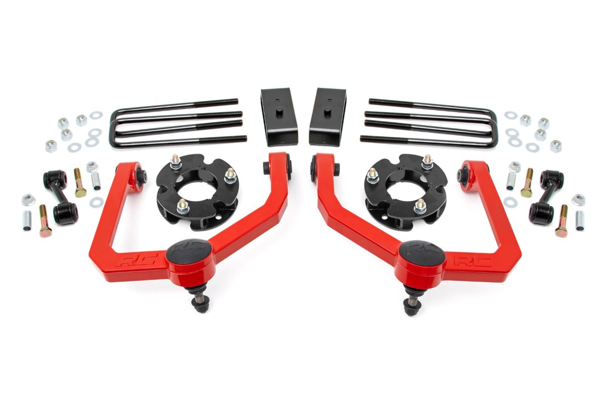 Nissan Titan Suspension Lift Kit - Front + Rear - Rough Country - 3 Inch - '04-'24